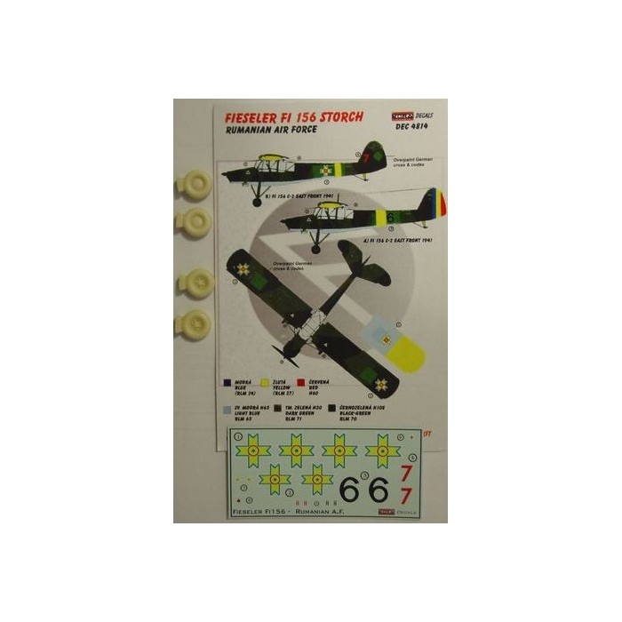 Fi 156 Storch (Romanian Air Force) - 1/48 decals