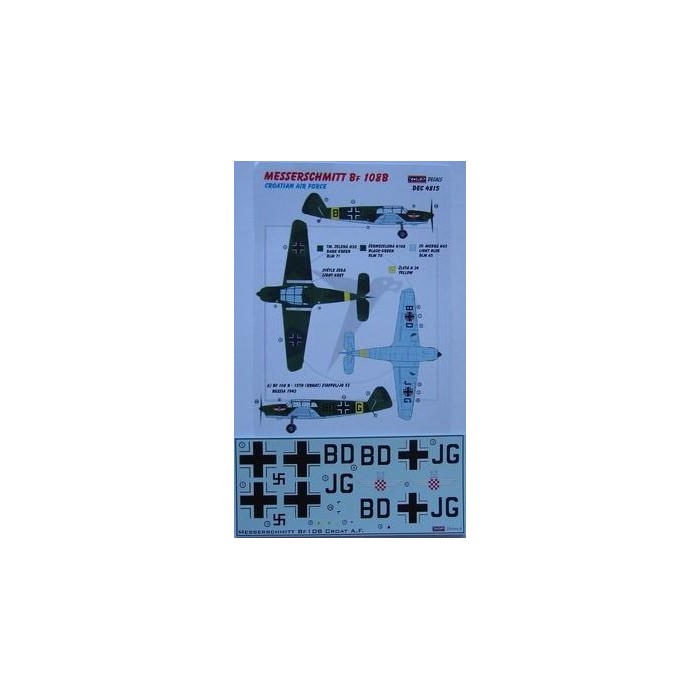Messers. Bf 108B (Croatian Air Force) - 1/48 decals