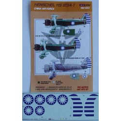 Henschel HS 123A-1 (China Air Force) - 1/48 decals