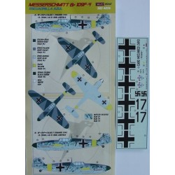 Decals Bf 109F-4 (Escuadrilla Azul) - 1/48 decals