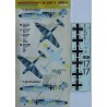 Decals Bf 109F-4 (Escuadrilla Azul) - 1/48 decals