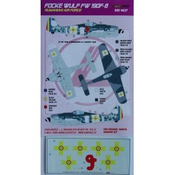 Focke Wulf Fw 190F-8 (Romanian AF) - 1/48 decals