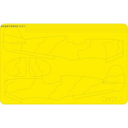 Spitfire camo scheme A Limited - 1/72 mask