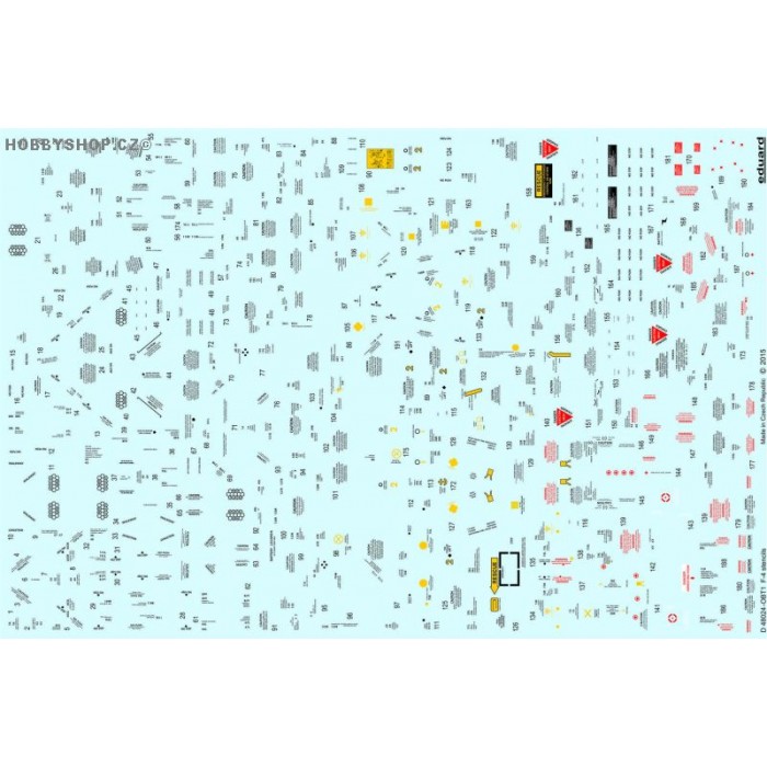 F-4 stencils - 1/48 decals