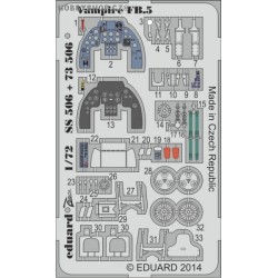 Vampire FB.5 S.A. - 1/72 painted PE set