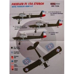 Fi 156 Storch (Royal Yugoslav Army AF) - 1/72 decals
