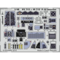 F-4J interior S.A. - 1/48 ZOOM painted PE set