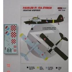 Fi 156 Storch (Croatian Airforce) - 1/72 decals