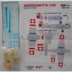 Bf 108B Swiss - 1/72 decals
