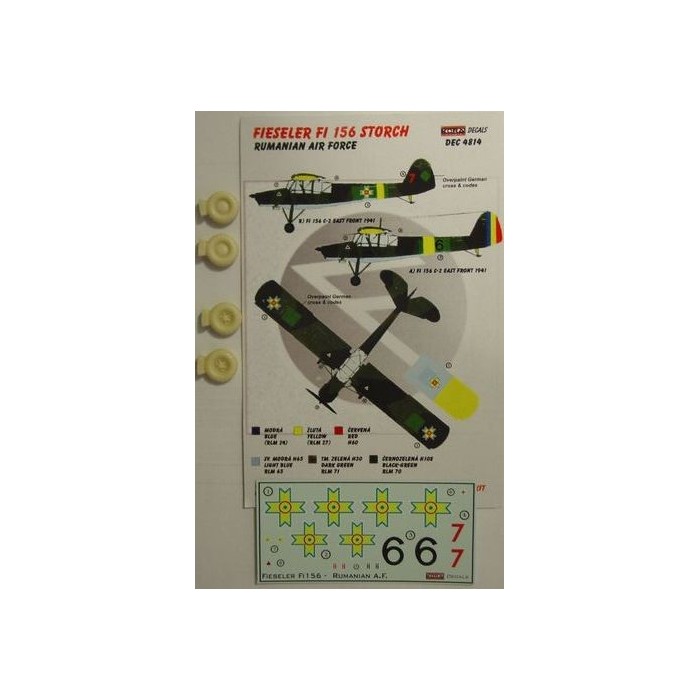 Fi 156 Storch (Romanian Air Force) - 1/72 decals