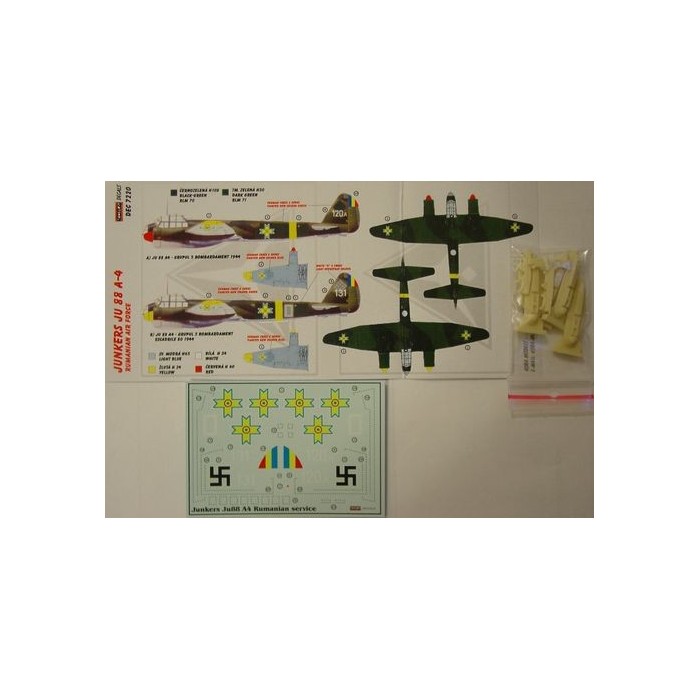 Junkers Ju 88 A-4 (Rumanian AF WWII) - 1/72 decals