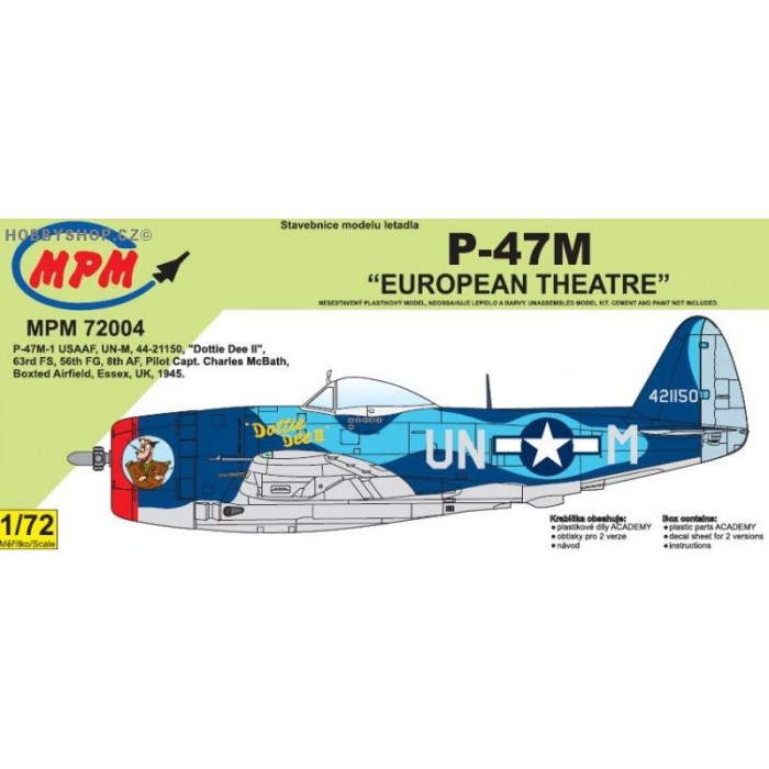 P-47M European Theatre - 1/72 kit