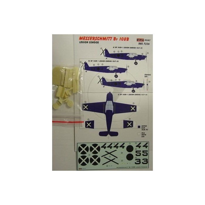 Messers. Bf 108B (Legion Condor) - 1/72 decals