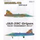 JAS-39C Gripen '9287 Tigermeet 2013' - 1/72 decals