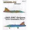 JAS-39C Gripen '9287 Tigermeet 2013' - 1/72 decals