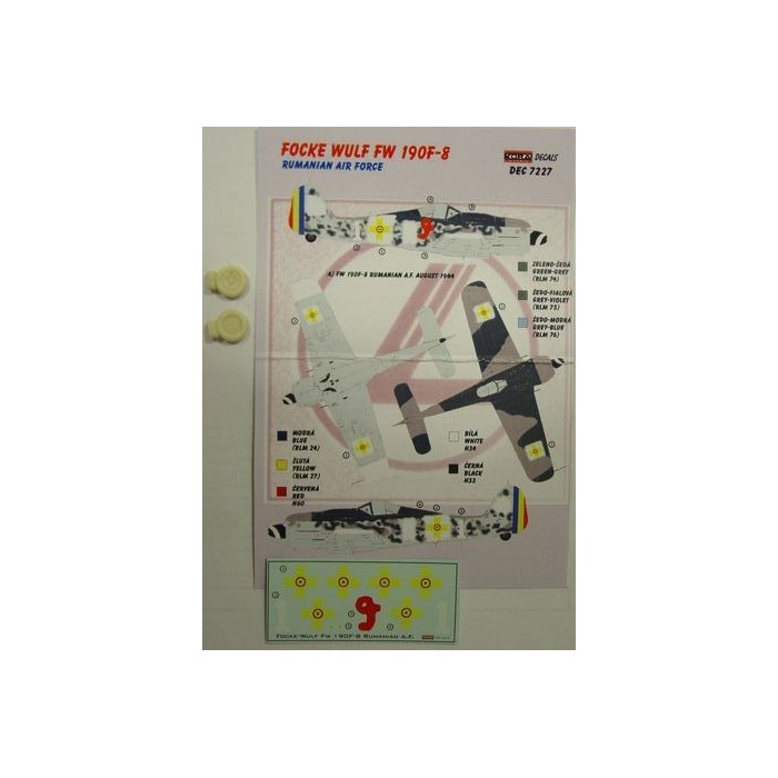 Focke Wulf Fw 190F-8 (Romanian AF) - 1/72 decals