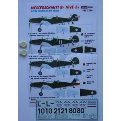 Bf 109E-3A Yugoslavia - 1/72 decals