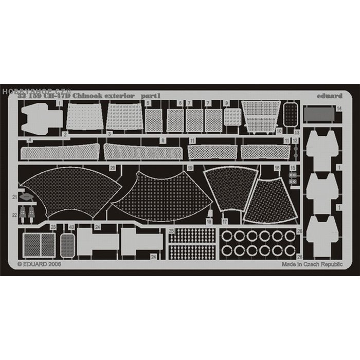 CH-47D exterior - 1/35 PE set