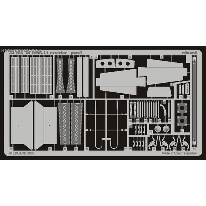 Bf 109G-14 exterior - 1/32 PE set