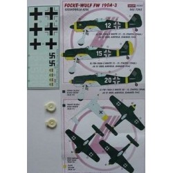 Fw 190A-3 Escuadrilla Azul - 1/72 decals