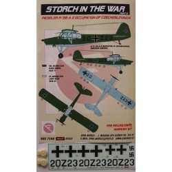 Fi 156 A-0 over Czech - 1/72 decals