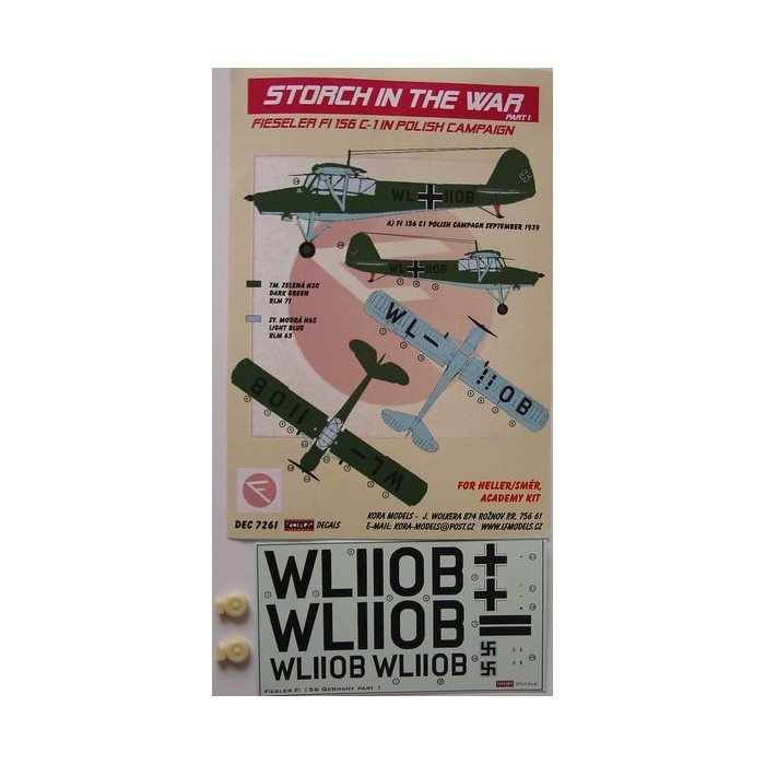 Fi 156 C-1 (in Polish Campaign)   - 1/72 decals