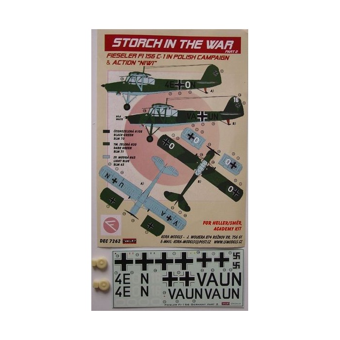 Fi 156 C-1 (Polish Campaign & NIWI)  - 1/72 decals