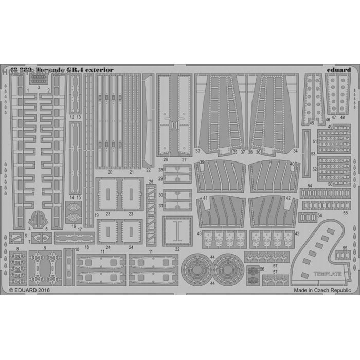 Tornado GR.4 exterior - 1/48 PE set