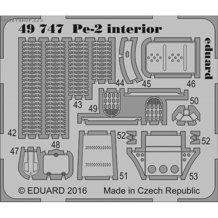 Pe-2 interior - 1/48 PE set
