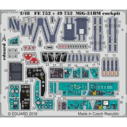 MiG-31BM - 1/48 PE set