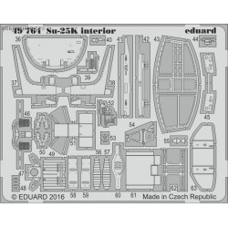 Su-25K interior - 1/48 PE set