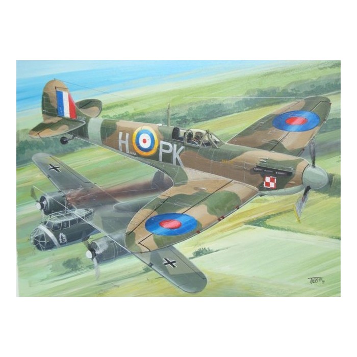 Supermarine Spitfire Mk.IIa Aces - 1/72 kit