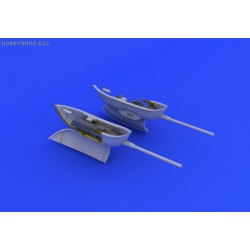 Bf 109 cannon pods  - 1/48 detail set