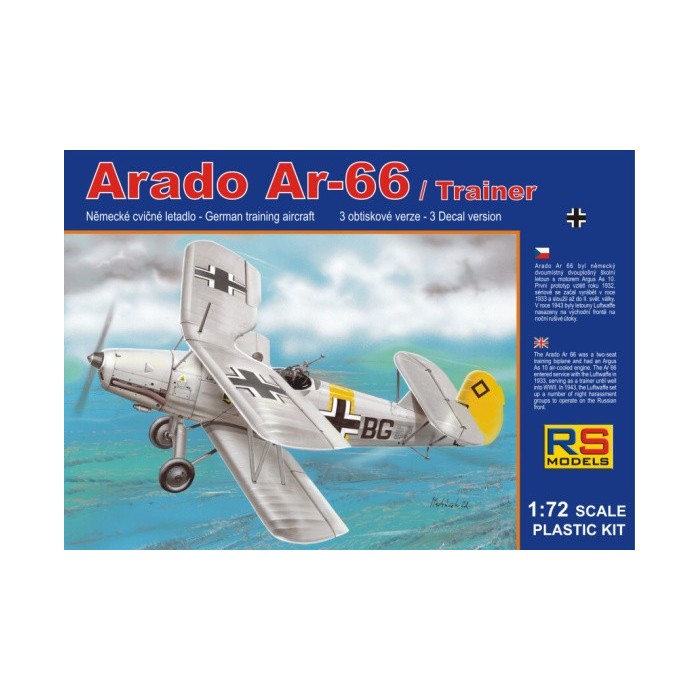 Arado 66 Trainer Luftwaffe - 1/72 kit