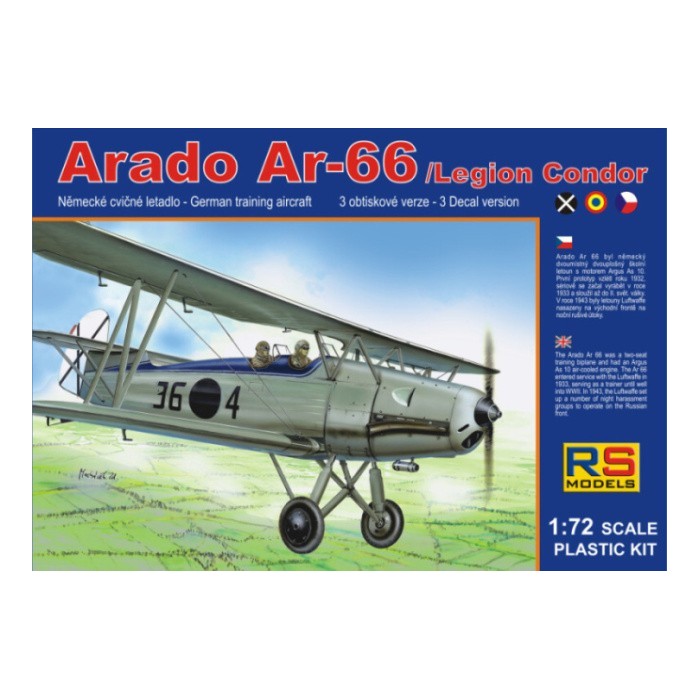 Arado 66 Spanish A.F. - 1/72 kit
