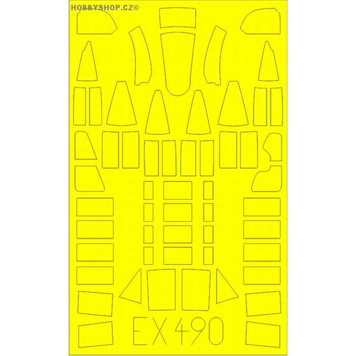 Defiant Mk.I - 1/48 mask