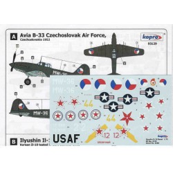 Ilyushin Il-10 Beast (Avia B-33) - 1/72 decal