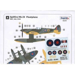 Spitfire Mk.IX Floatplane - 1/72 decal