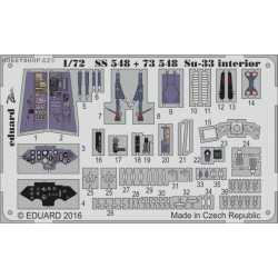 Su-33 interior - 1/72 PE set