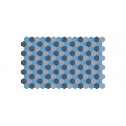 Marine lozenge - blue hexagons - 1/144 decal