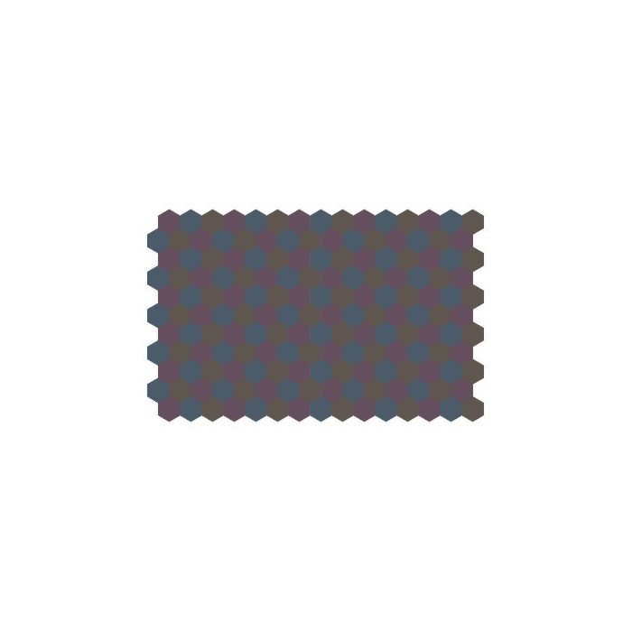Marine lozenge - brown hexagons - 1/144 decal