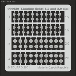 Landing lights 1,5 and 2mm