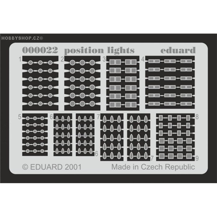 Position lights - PE set