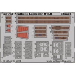 Seatbelts Luftwaffe WWII Limited - 1/24 PE set