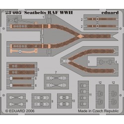 Seatbelts RAF WWII Limited - 1/24 PE set