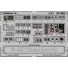 P-40B placards - Painted - 1/24 PE set