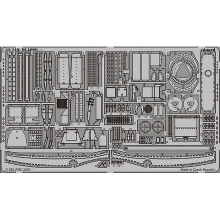 Bf 109E - 1/32 PE set