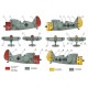 Captured Polikarpov I-153 - 1/72 decal