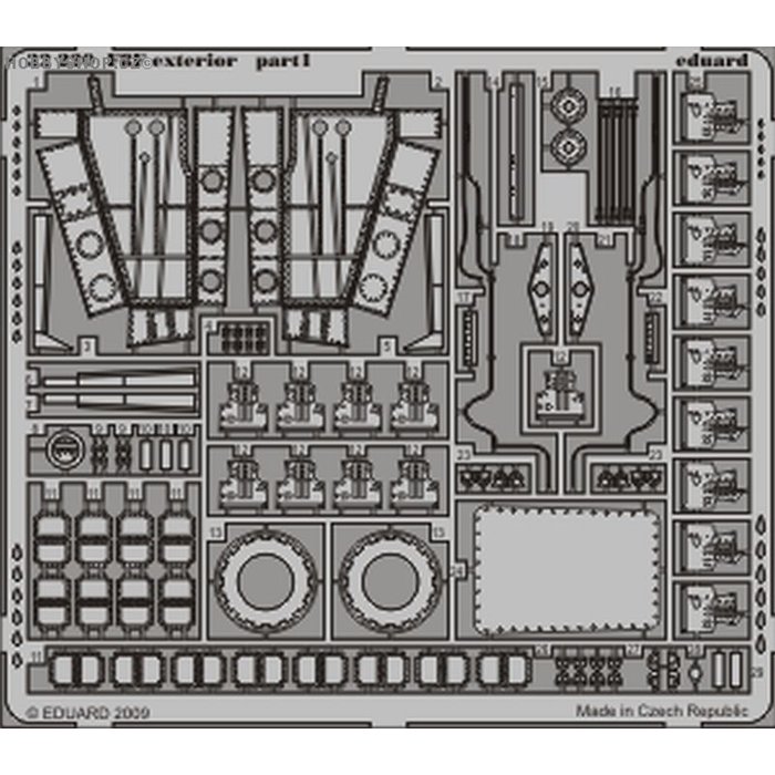 F8F exterior - 1/32 PE set