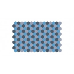 Marine lozenge - blue hexagons - 1/72 decal